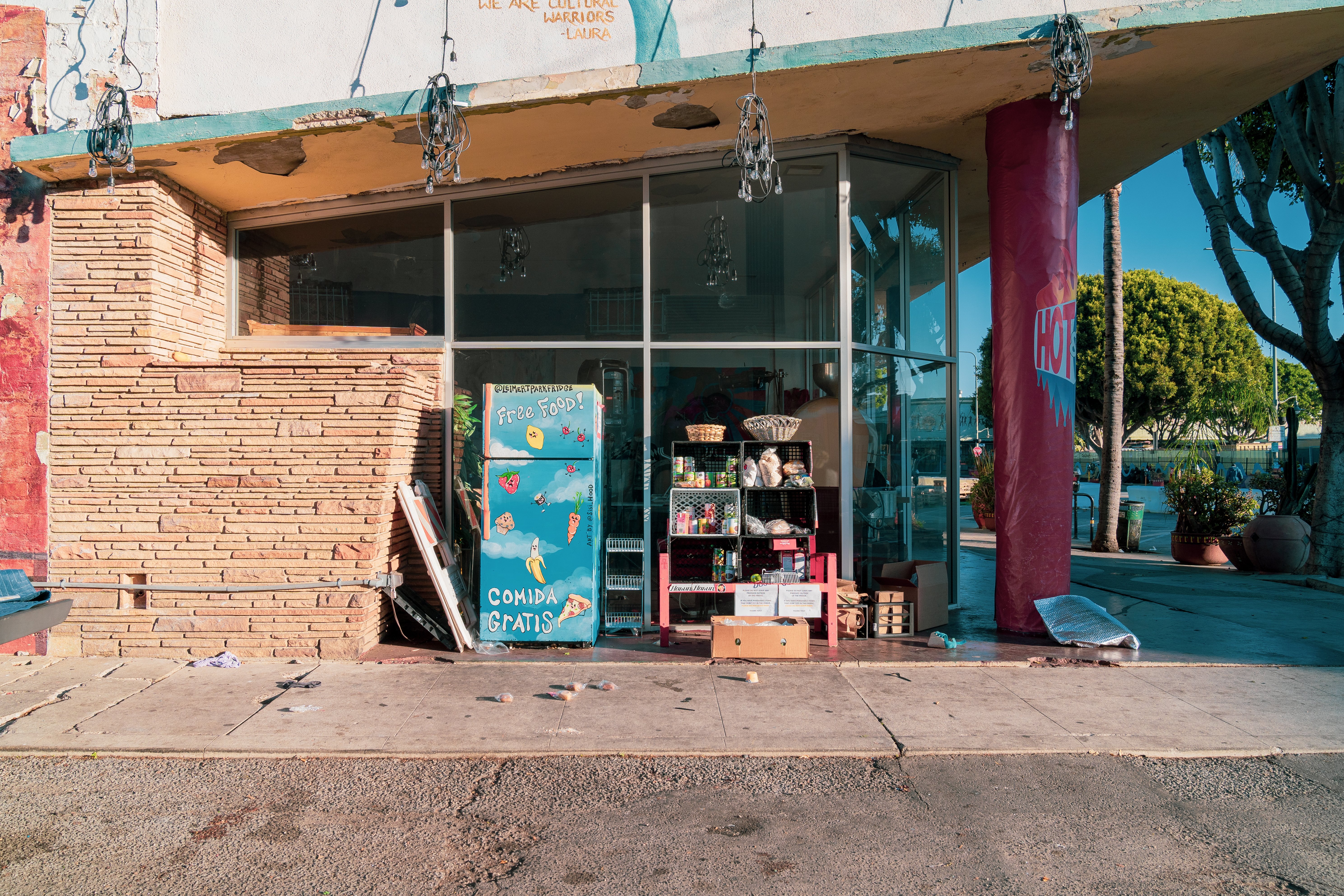 Existing conditions: Leimert Park Community Fridge, 2021