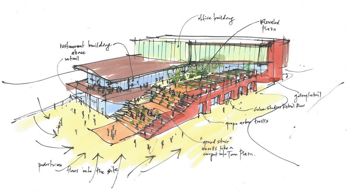 The Culver Steps Sketch