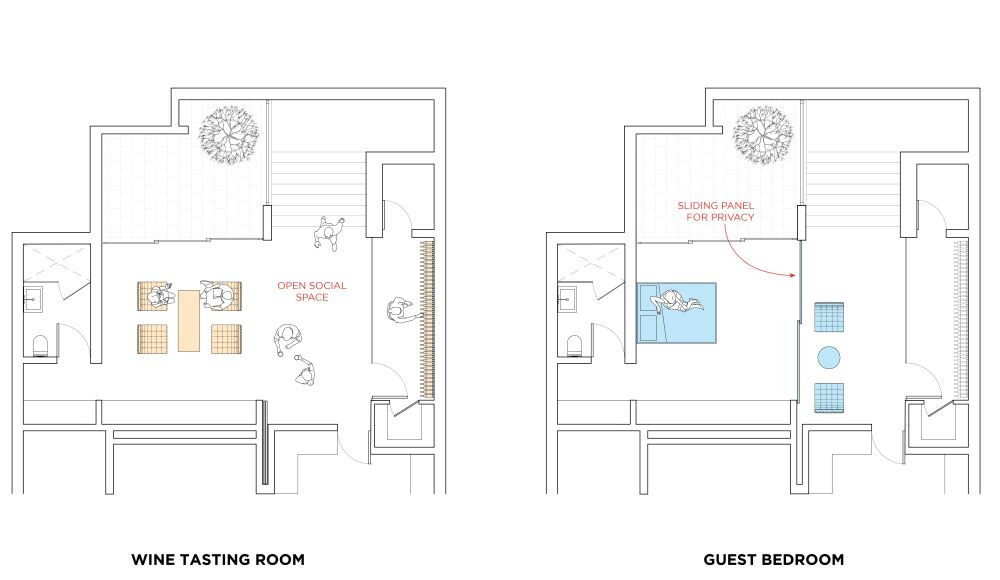 example of convertible space in home
